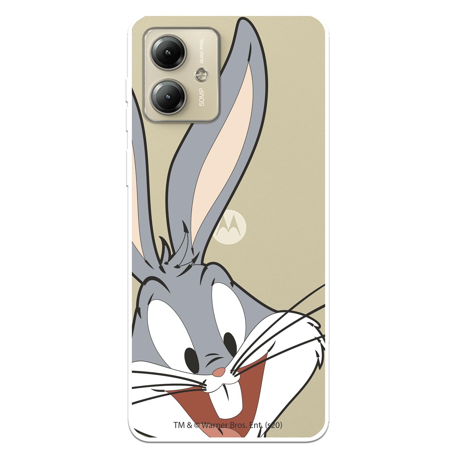La Casa de las Carcasas Moto G14 cover Bugs Bunny silicone trasparente