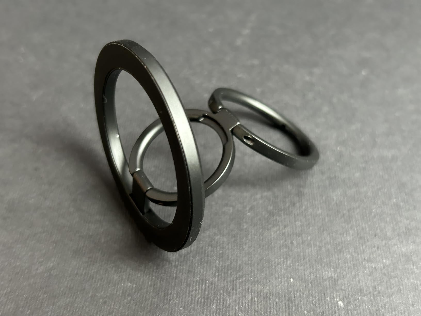 Ringke Ring Anello Magnetico Smartphone Argento Stand Presa N52