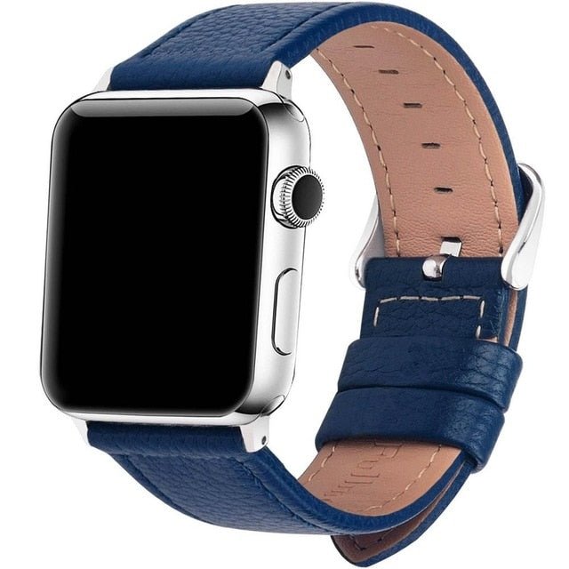 Redpepper Cinturino pelle Apple Watch 42mm 38mm fibbia marrone