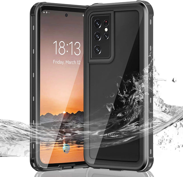 Redpepper Galaxy S21 Ultra Custodia Impermeabile IP68 con Vetro