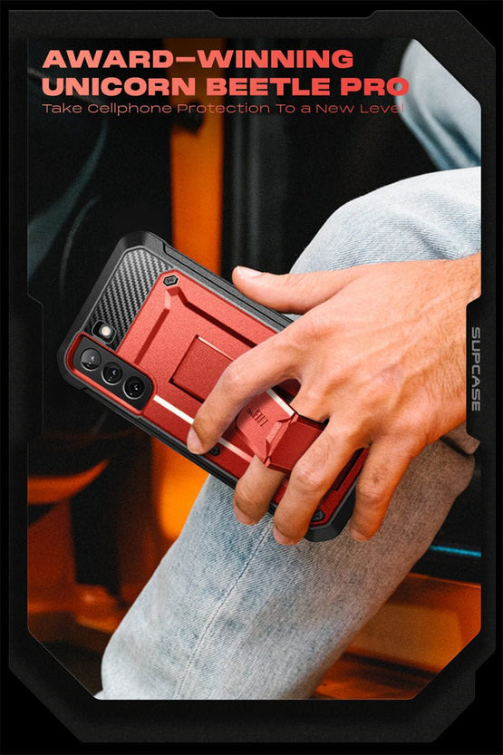 Redpepper Galaxy Cases Galaxy S22 cover holster nera con stand
