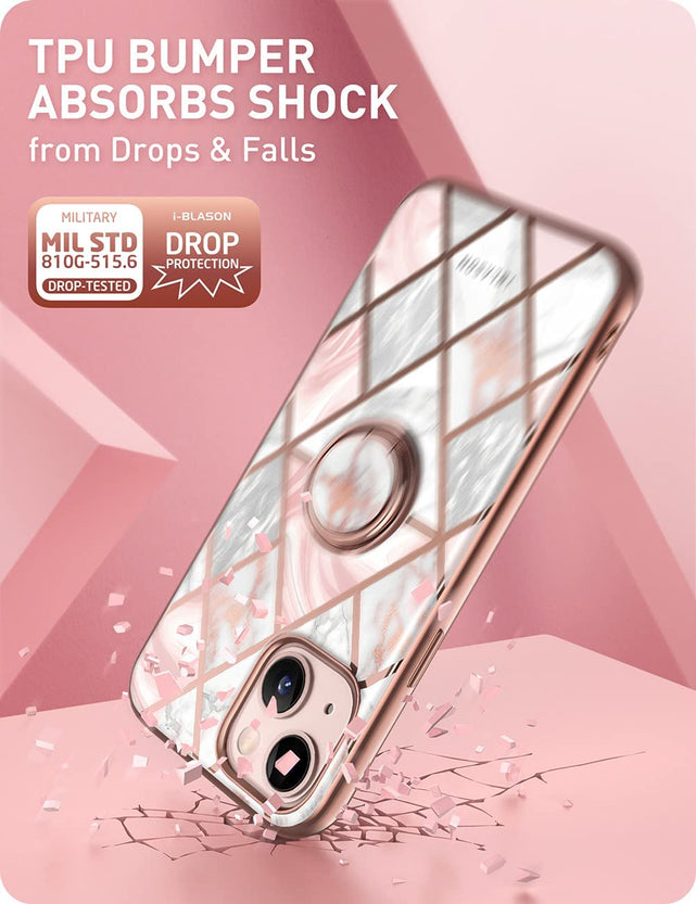 Redpepper iPhone 13 Cover Anello 360° Supporto Antiurto