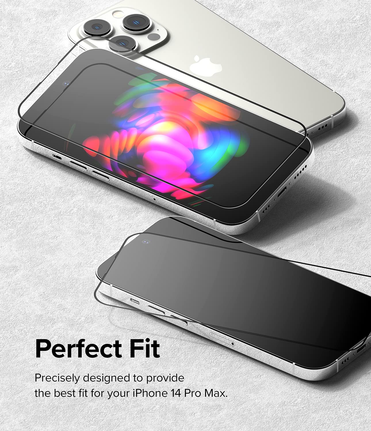 Ringke Full Cover Glass Vetro iPhone 14 Pro Max 9H