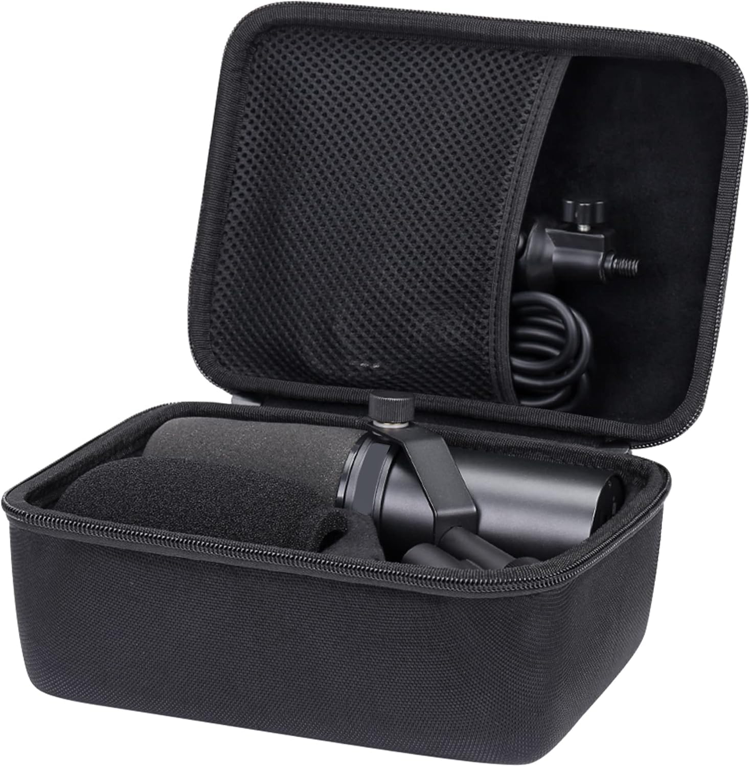 Aenllosi Microphone Case custodia SM7B MV7 EVA velluto