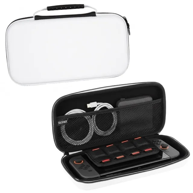 Konix Carry Bag Borsa Switch 2 Bianca 8 Giochi