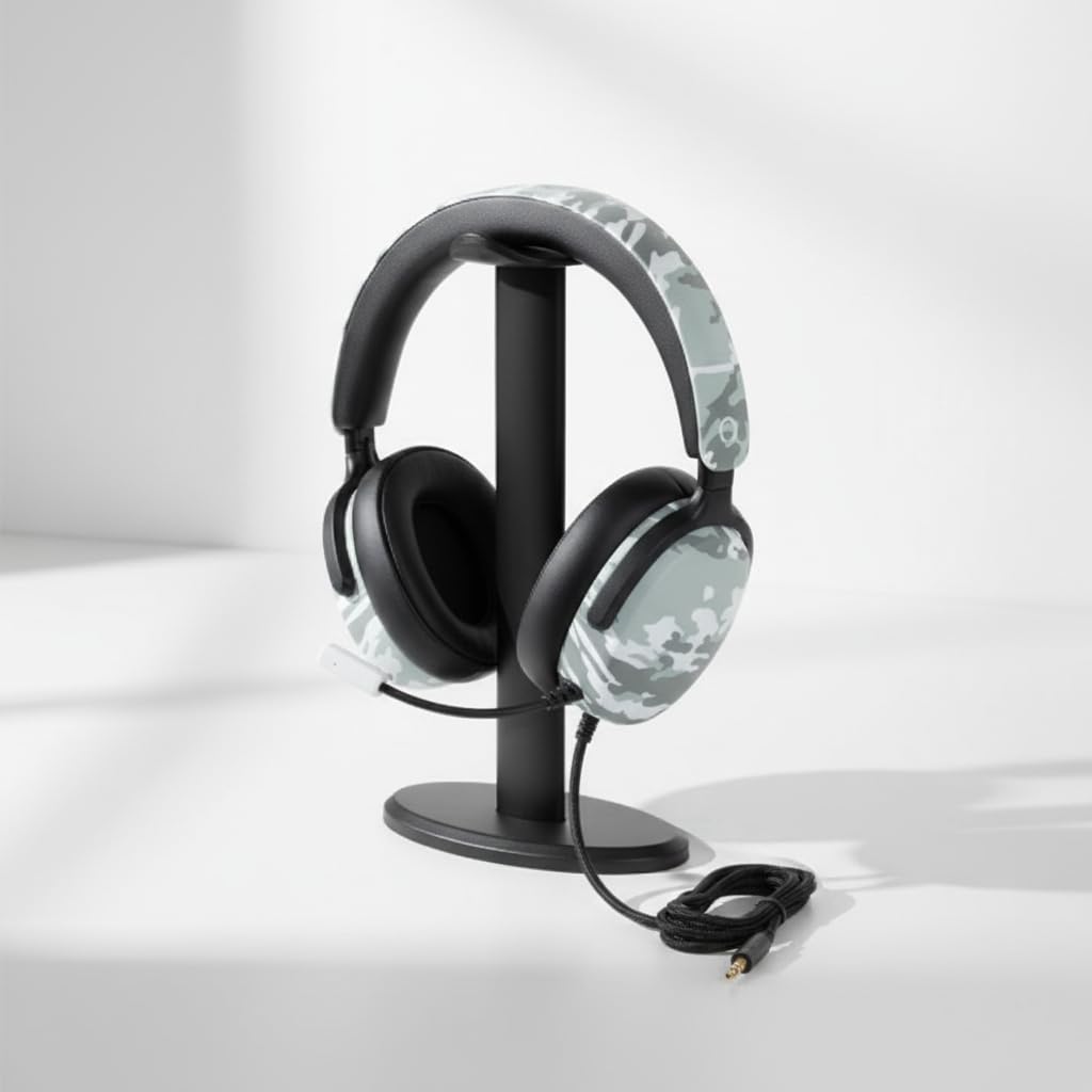Konix Nexus Cuffie Gaming Bianco Grigio Jack 3,5 mm 40 mm