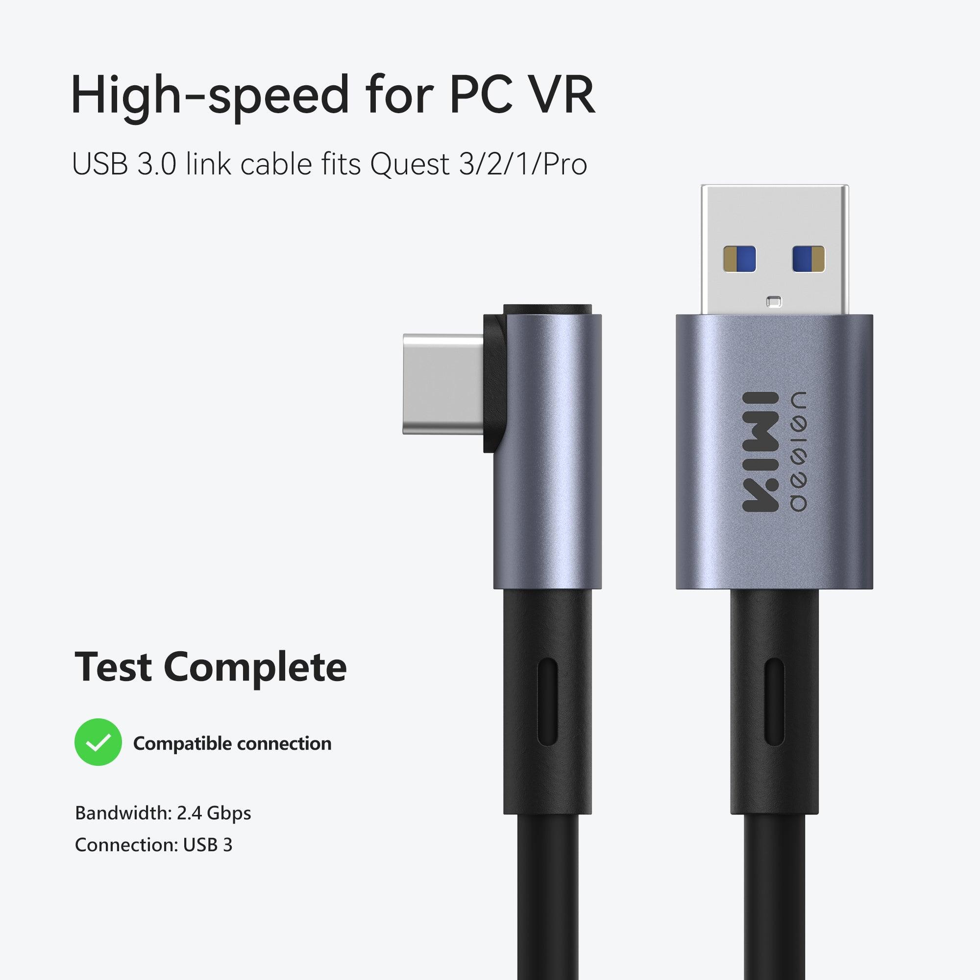 KIWI Design Link Cable cavo Link 16FT 5m Quest 3 USB-C 5Gbps