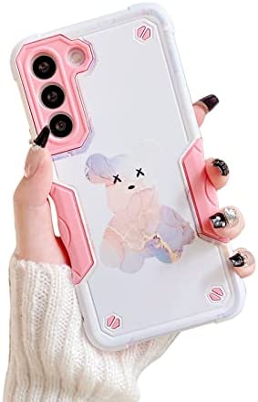 Redpepper Galaxy S22 Plus cover glitter fiori slim antiurto
