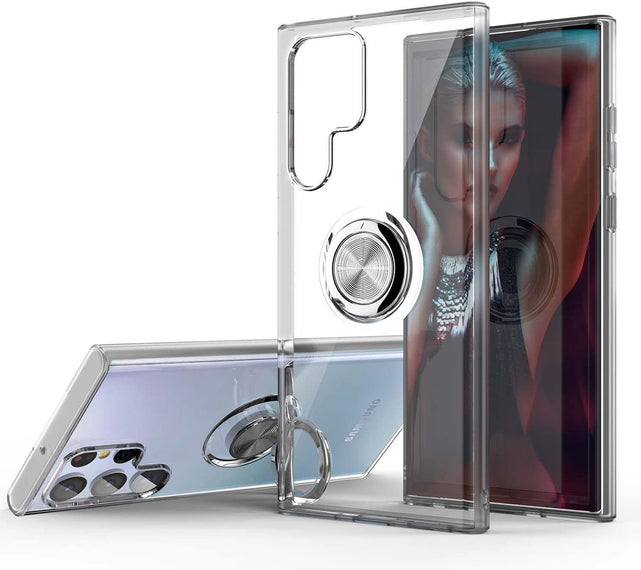 Redpepper S22 Ultra Cover Trasparente con Anello TPU