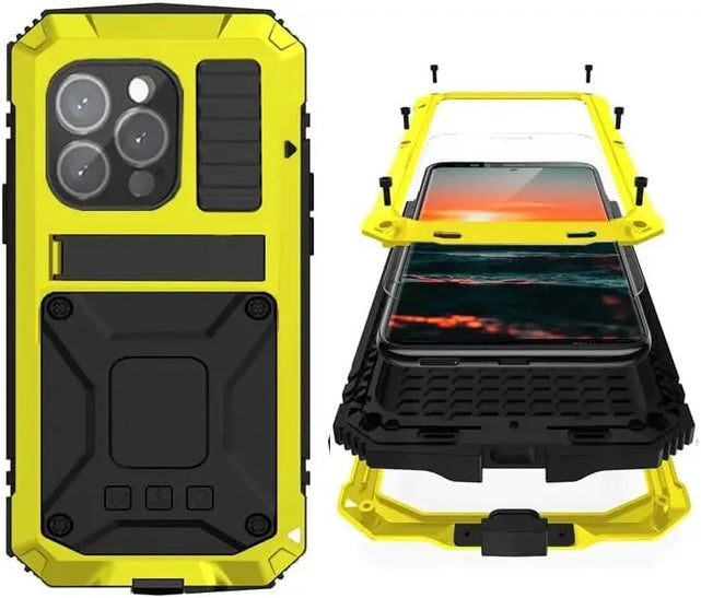 Redpepper iPhone 16 Plus Bumper Cover Metallo Rugged Antiurto