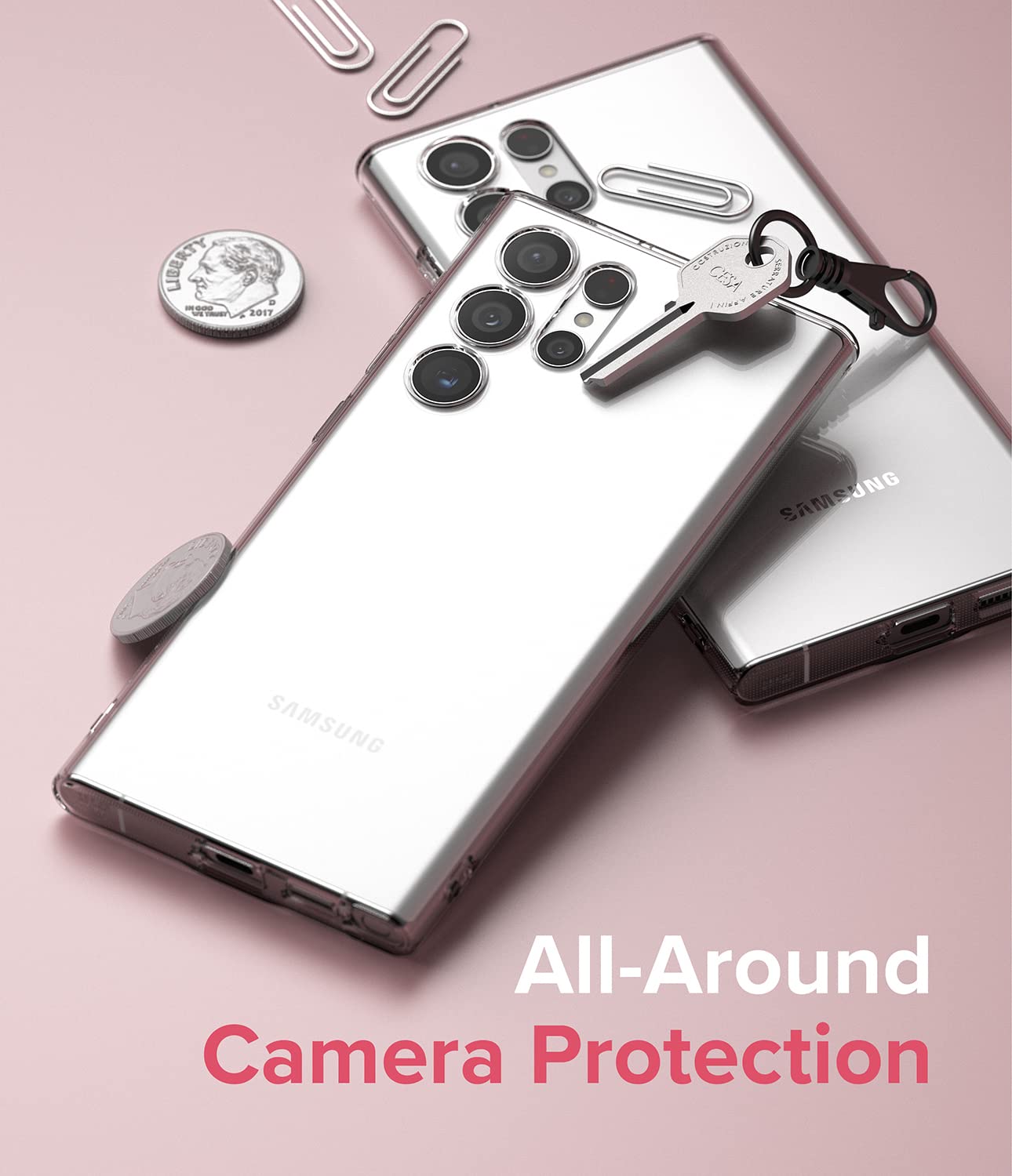 Ringke Air cover Samsung S22 Ultra TPU Clear trasparente