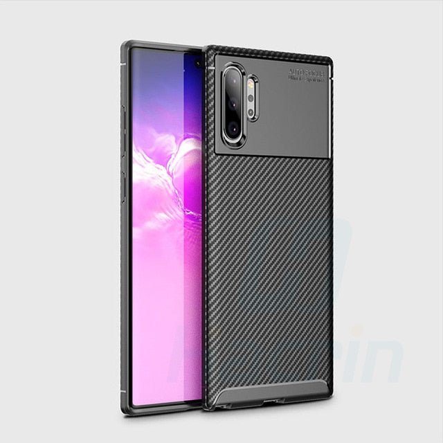 Redpepper Note 10 Pro Cover Morbida Effetto Carbonio Antigraffio