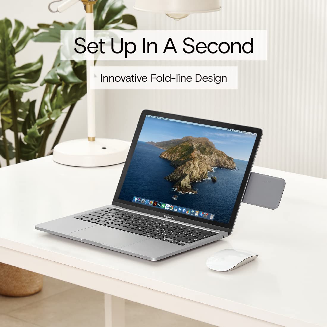 MOFT Snap Supporto Telefono e Laptop Pieghevole Doppio Schermo