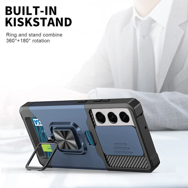 Redpepper Galaxy S21 Plus Cover Anello Porta Carte