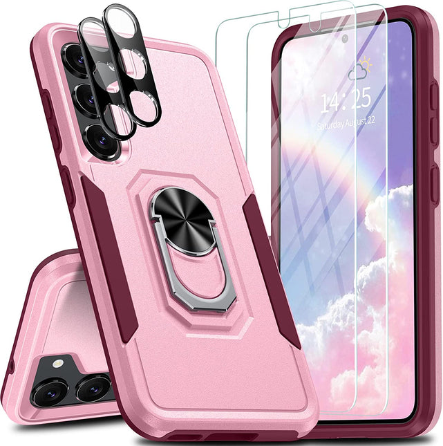 Redpepper Galaxy S23 Plus cover antiurto blu anello stand
