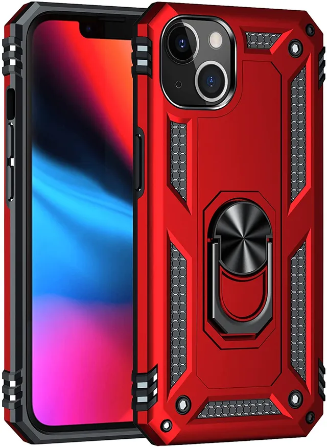 Redpepper Apple Cases iPhone 13 Mini cover con anello stand