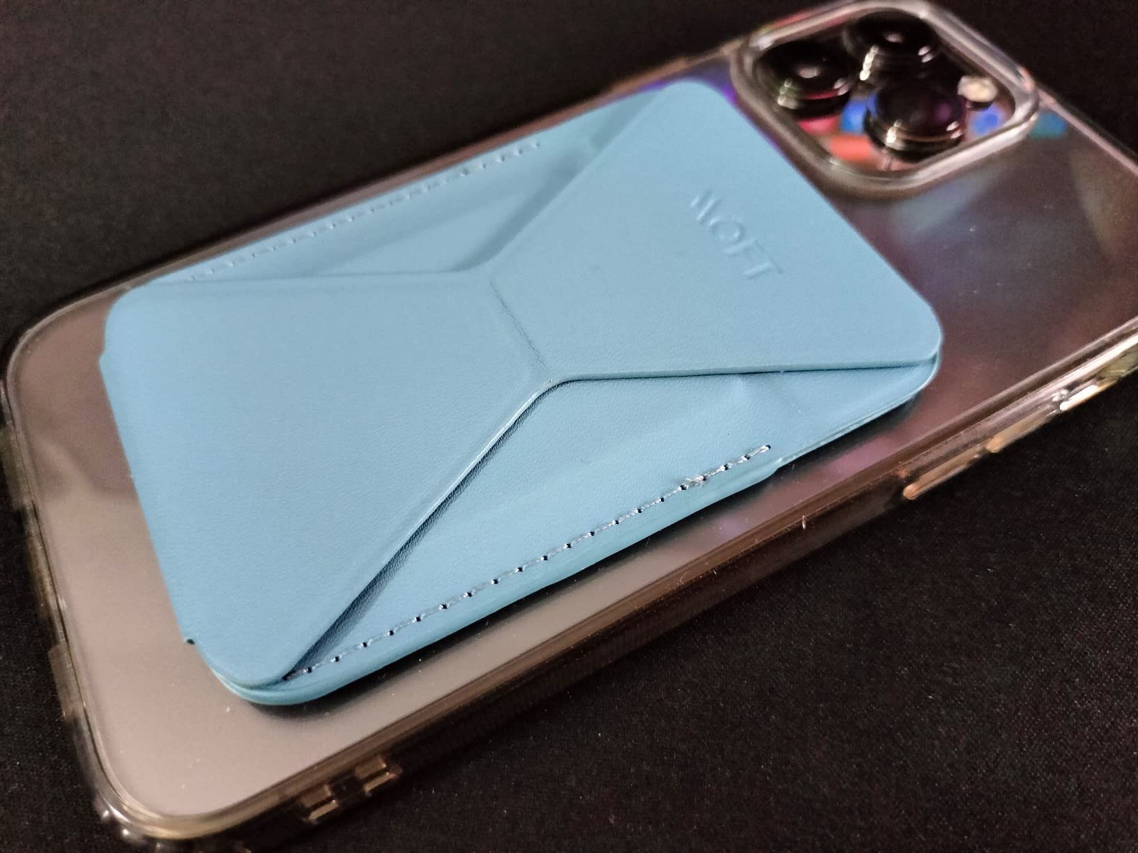 MOFT Snap Series Wallet Stand iPhone MagSafe 3 carte magnetico