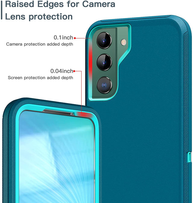 Redpepper Galaxy S22 Cover Rugged Antiurto 3 in 1 Silicone