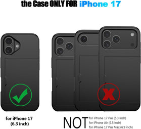 Redpepper iPhone 17 Cover Pelle PU con Portacarte