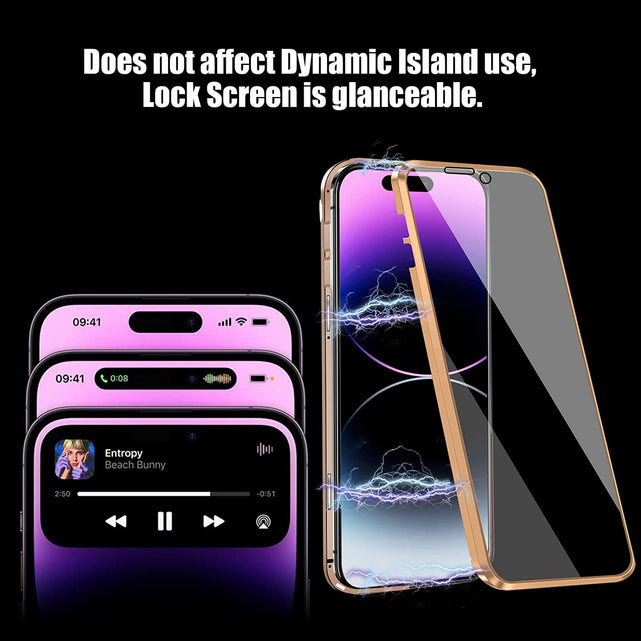 Redpepper Apple Cases cover vetro iPhone 14 trasparente magnetica