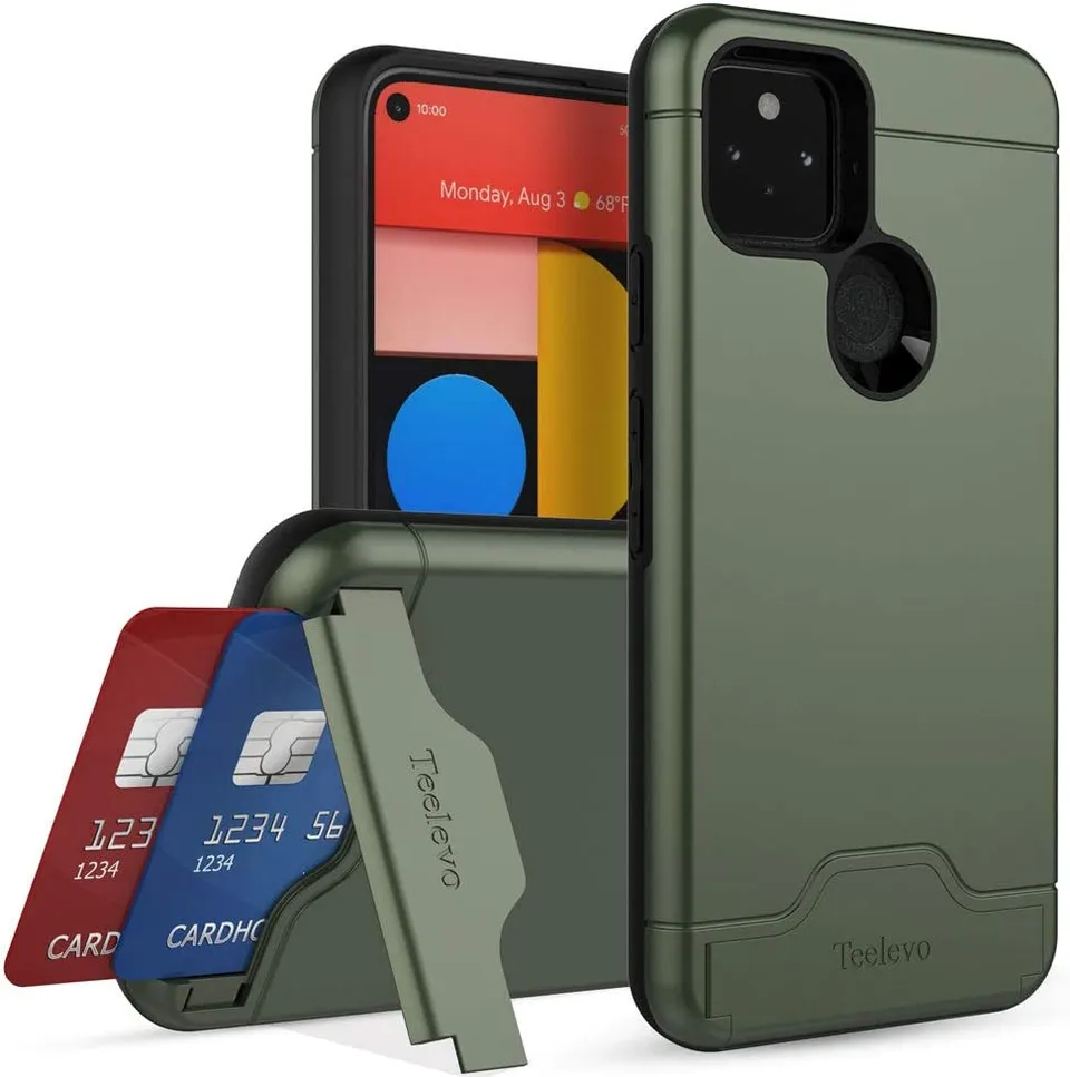 Redpepper Pixel 5 cover viola con porta carte e stand