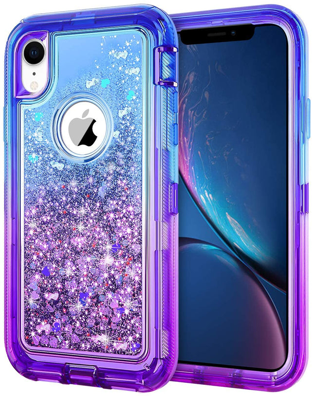 Redpepper iPhone XR Cover Glitter Antiurto Bling
