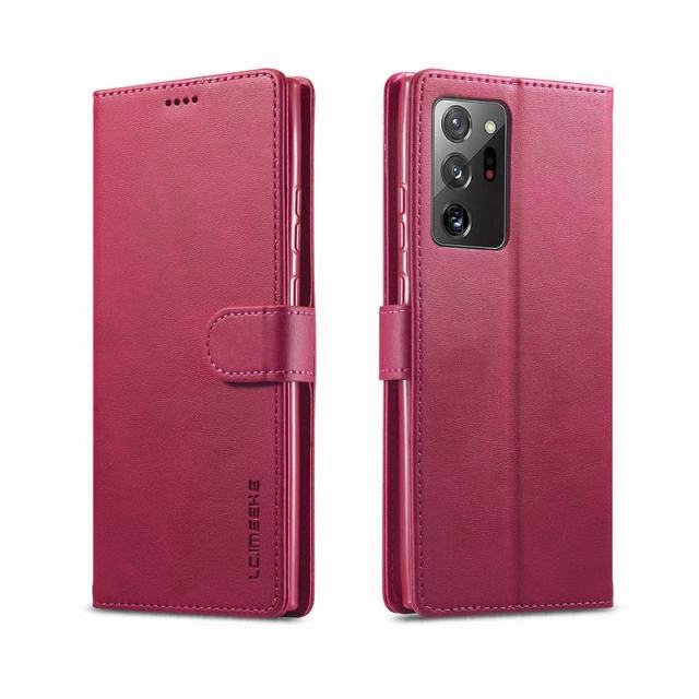 Redpepper Note 20 Ultra Cover Portafoglio Pelle Nero