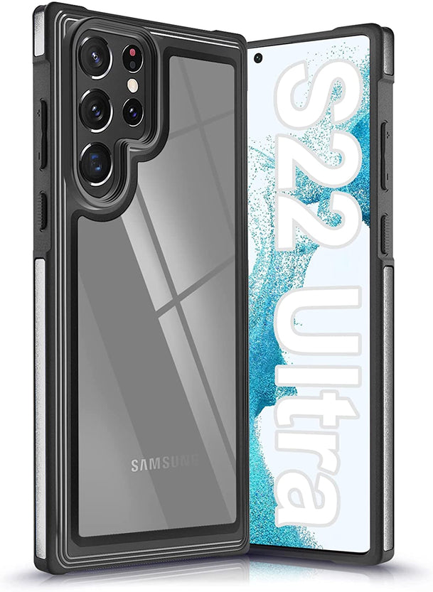 Redpepper Galaxy Cases S22 Ultra cover trasparente alluminio