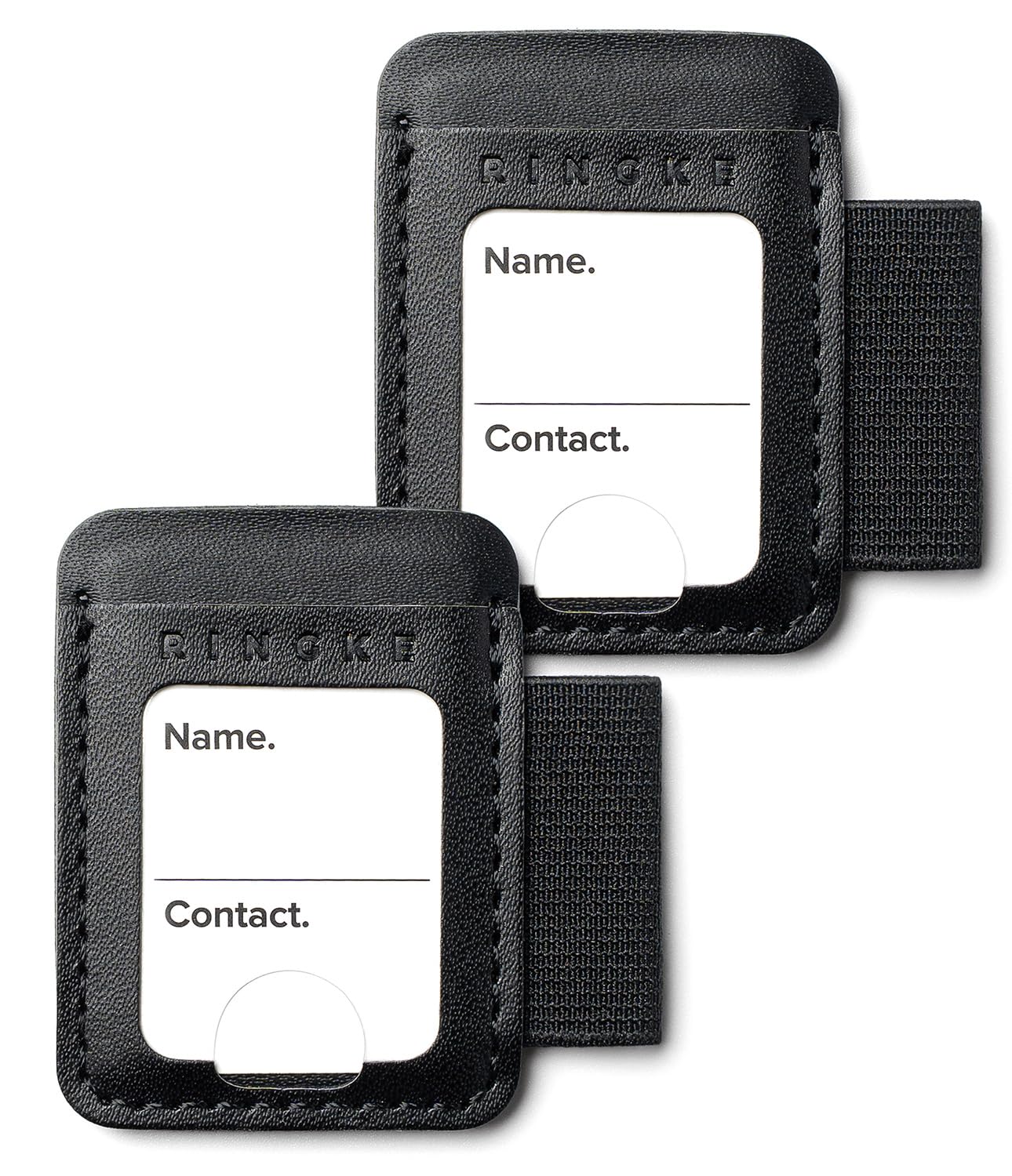 Ringke Pen Accessories Name Tag Pen Holder S portapenne nero ecopelle