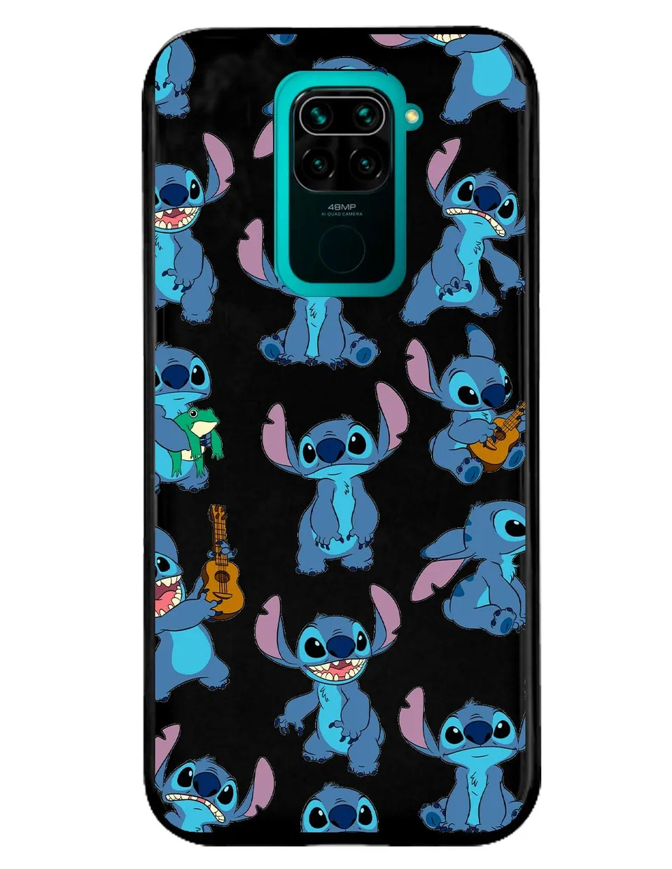 La Casa de las Carcasas Licenze Cover Redmi Note 9 Nero Stitch