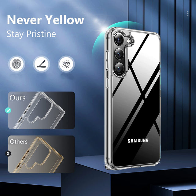 Redpepper Galaxy S23 Cover Trasparente Antigiallo Slim