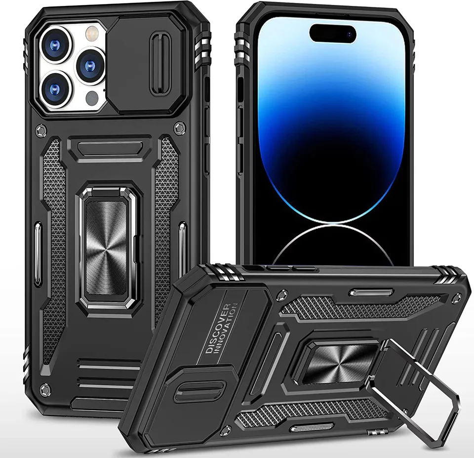 Redpepper Apple Cases iPhone 14 Pro custodia camera cover nera