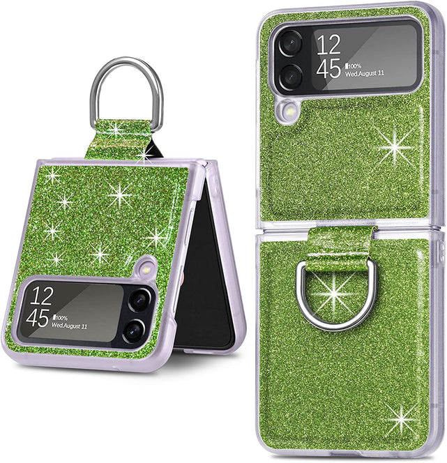 Redpepper Galaxy Z Flip 4 cover pelle oro glitter