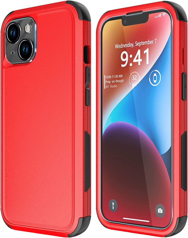 Redpepper iPhone 14 Custodia Corazzata Antiurto 6,1" con Vetro