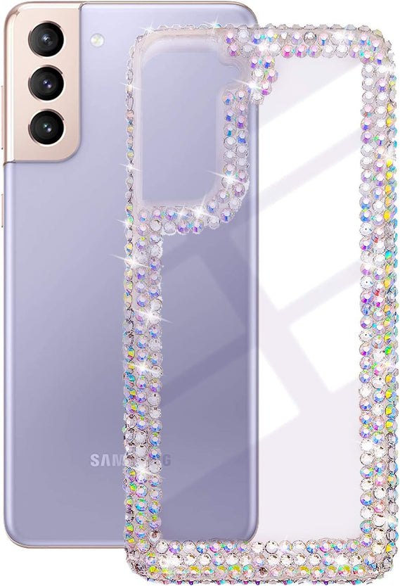 Redpepper S23 Plus cover bumper strass glitter trasparente
