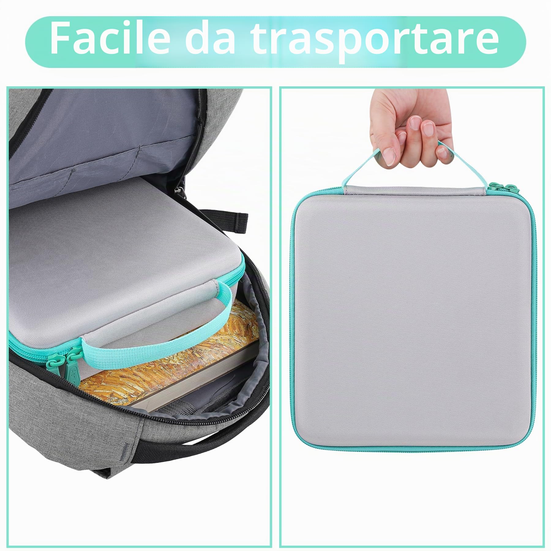Aenllosi Toy Case Custodia Rigida Timio Reader EVA Nera