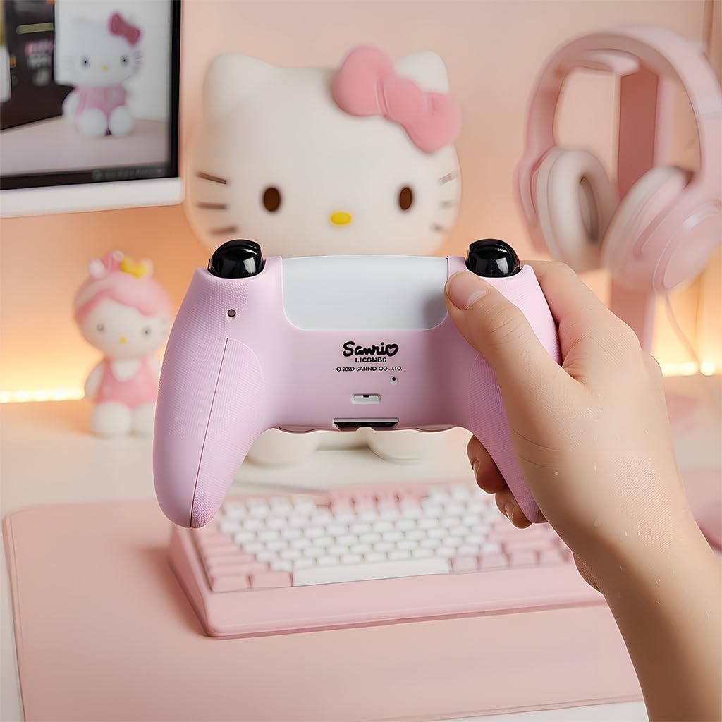 Konix Controllers cover DualSense PS5 Hello Kitty blu rosa