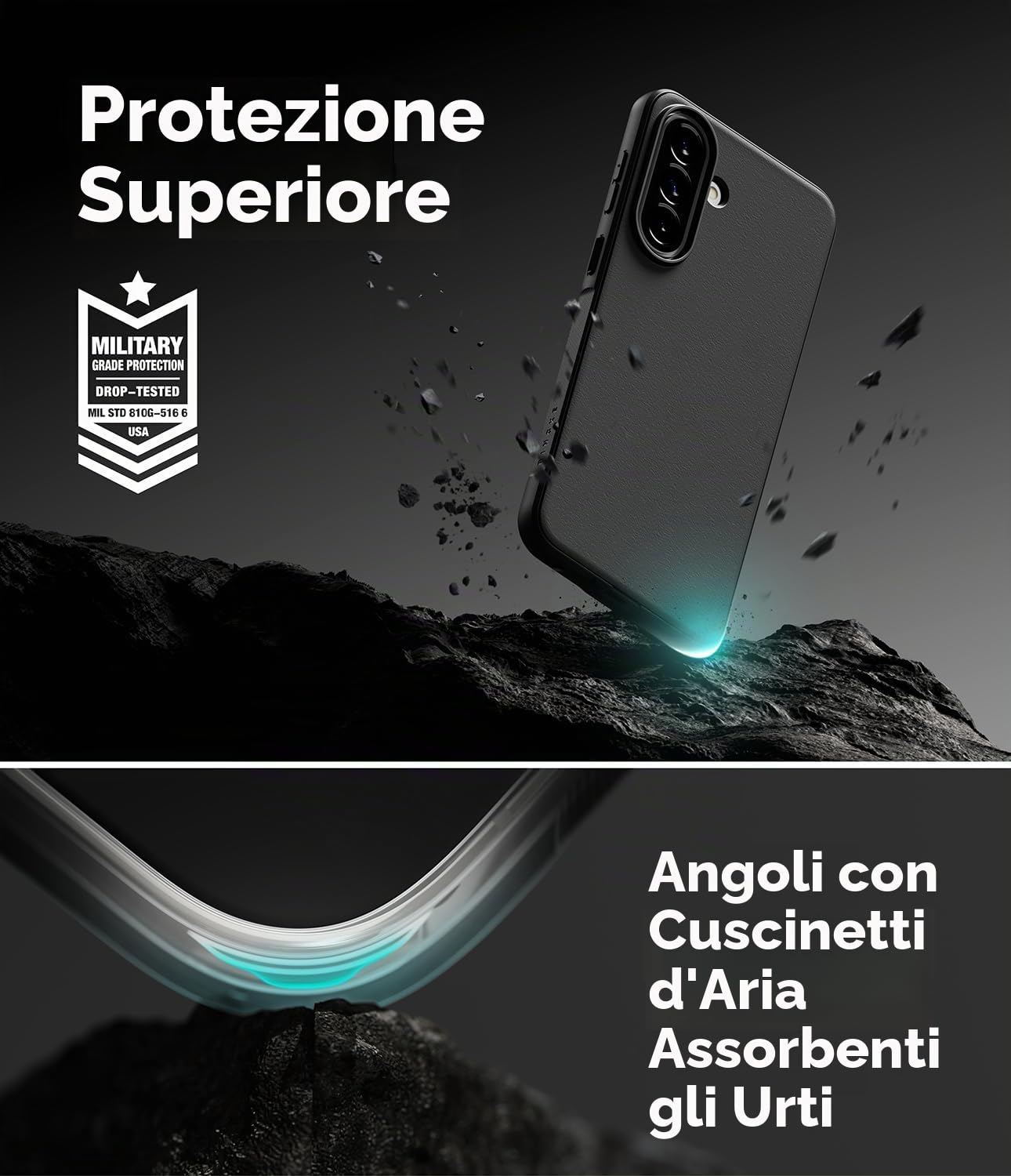 Ringke Onyx Cover Samsung Galaxy A57 TPU Nera Black