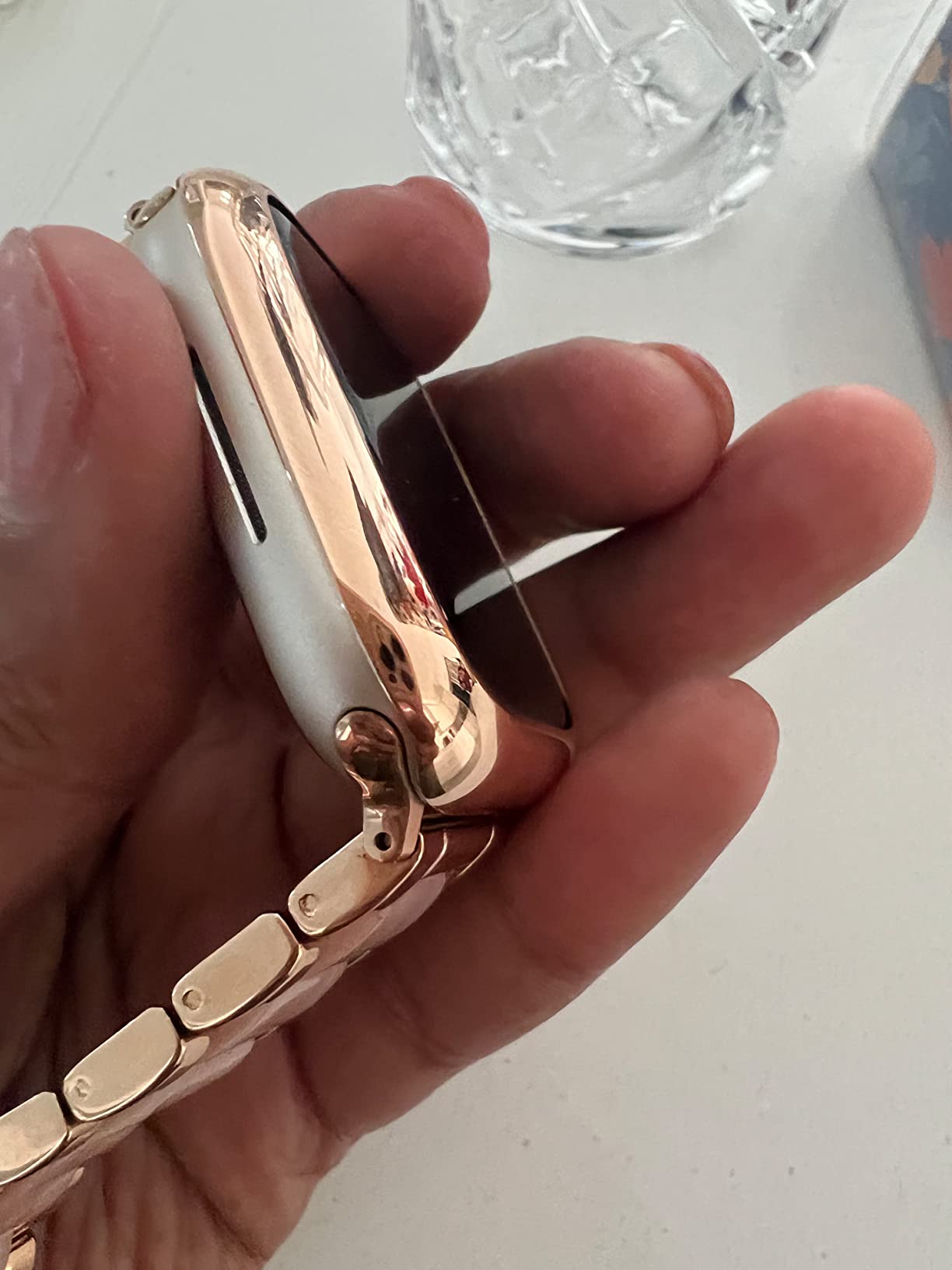 Ringke Bezel Styling 41-03 Ghiera Apple Watch 41mm Nera Acciaio