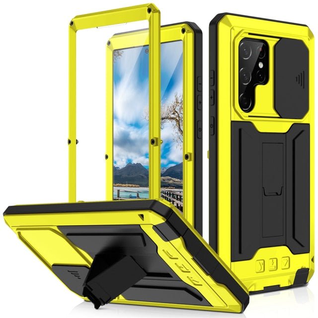 Redpepper Galaxy S22 Ultra cover alluminio con kickstand