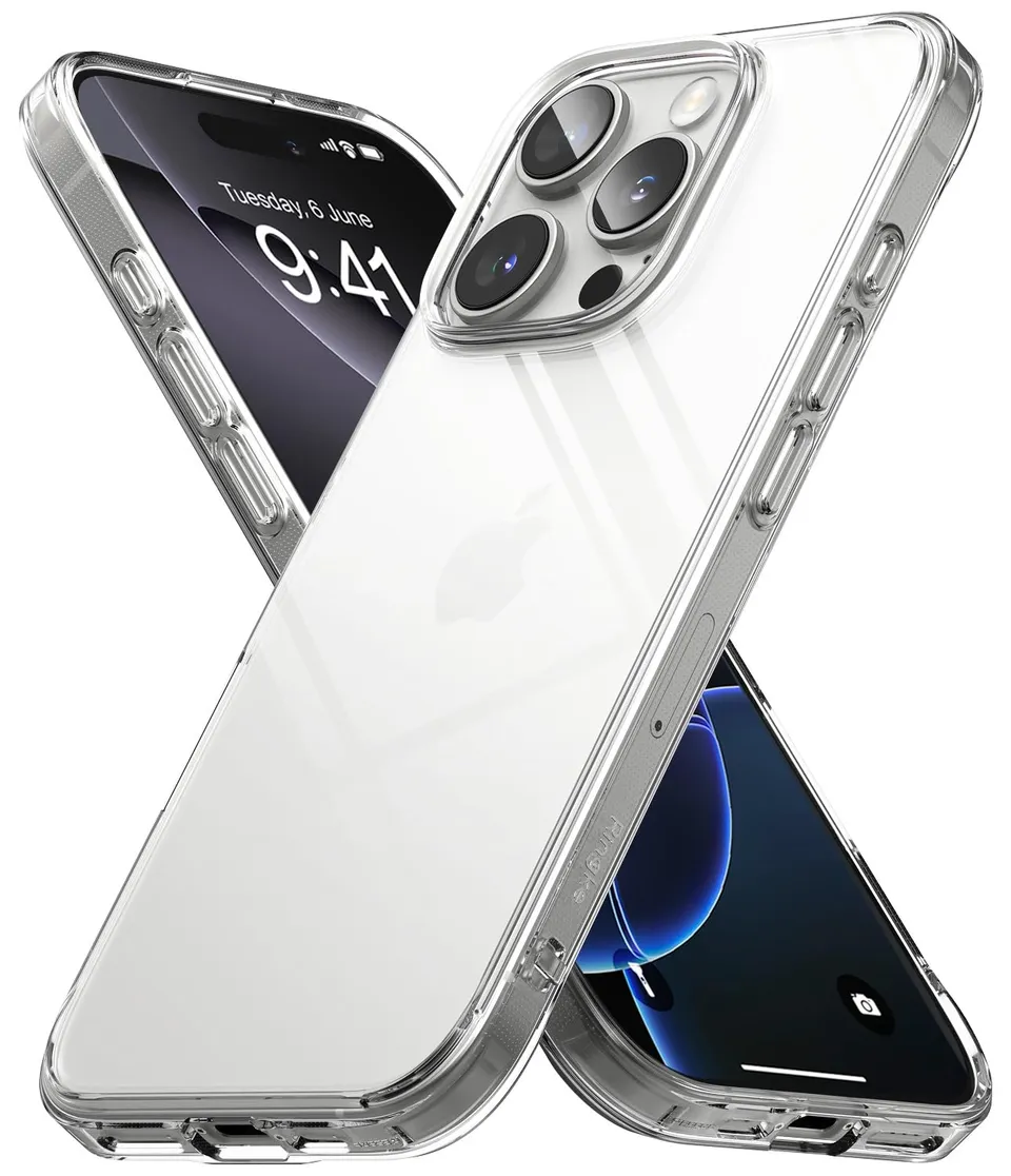 Ringke Fusion Cover iPhone 16 Pro Max Trasparente Clear Antishock