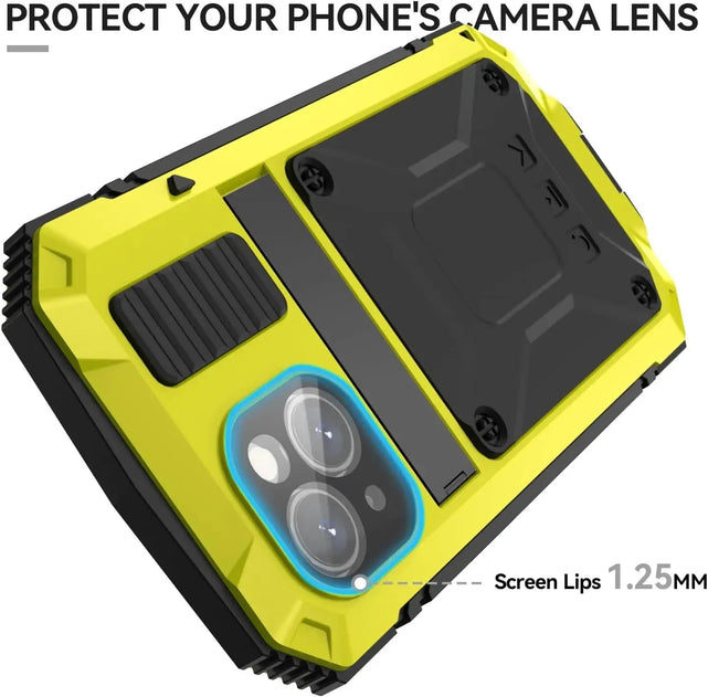 Redpepper iPhone 16 Plus Bumper Cover Metallo Rugged Antiurto
