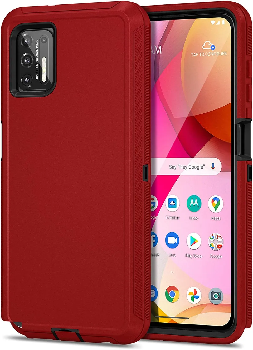 Redpepper Moto G Stylus 2021 cover blu antiurto