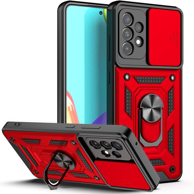 Redpepper S21 Ultra Cover Antiurto Nera con Anello
