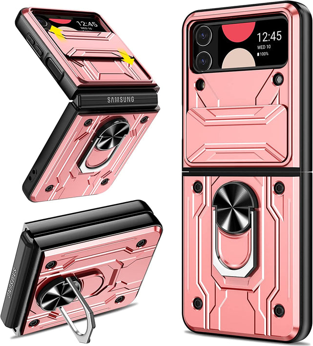 Redpepper Galaxy Z Flip 4 cover rosa con stand
