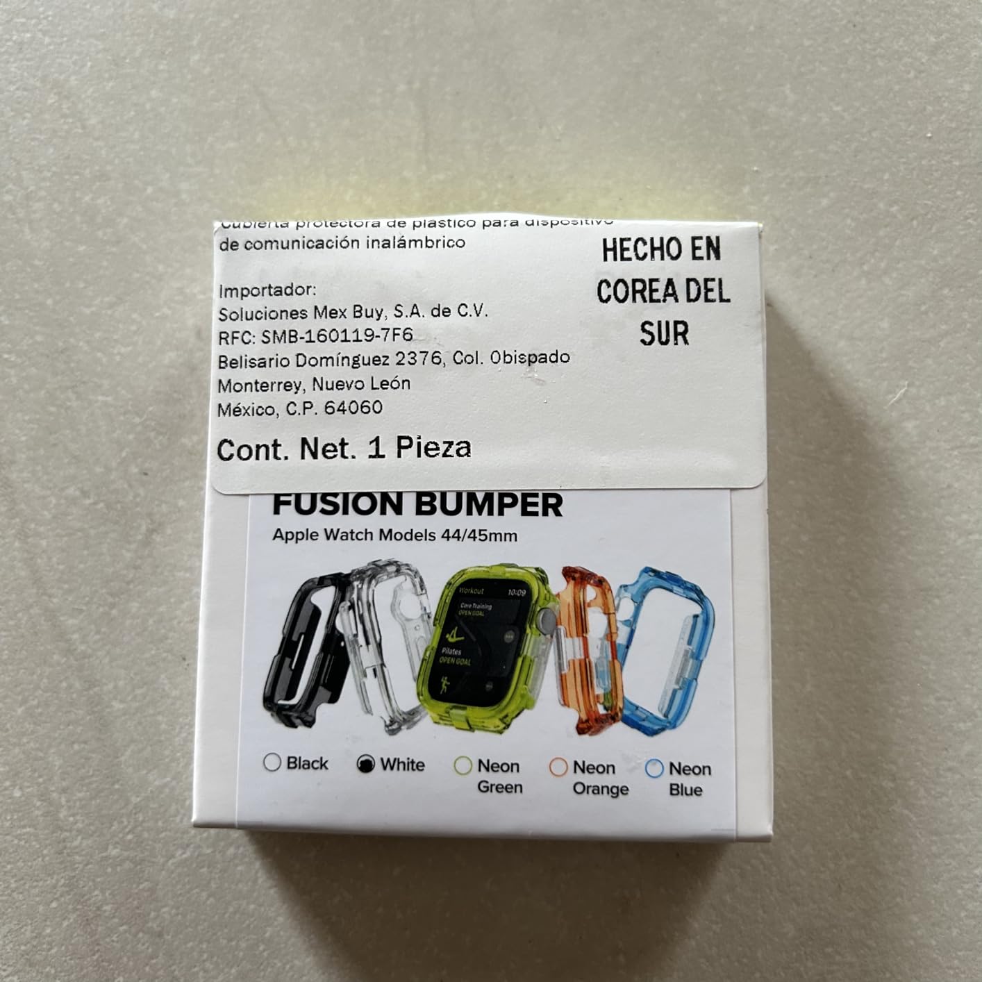 Ringke Fusion Bumper Apple Watch 44/45mm cover Neon Blue