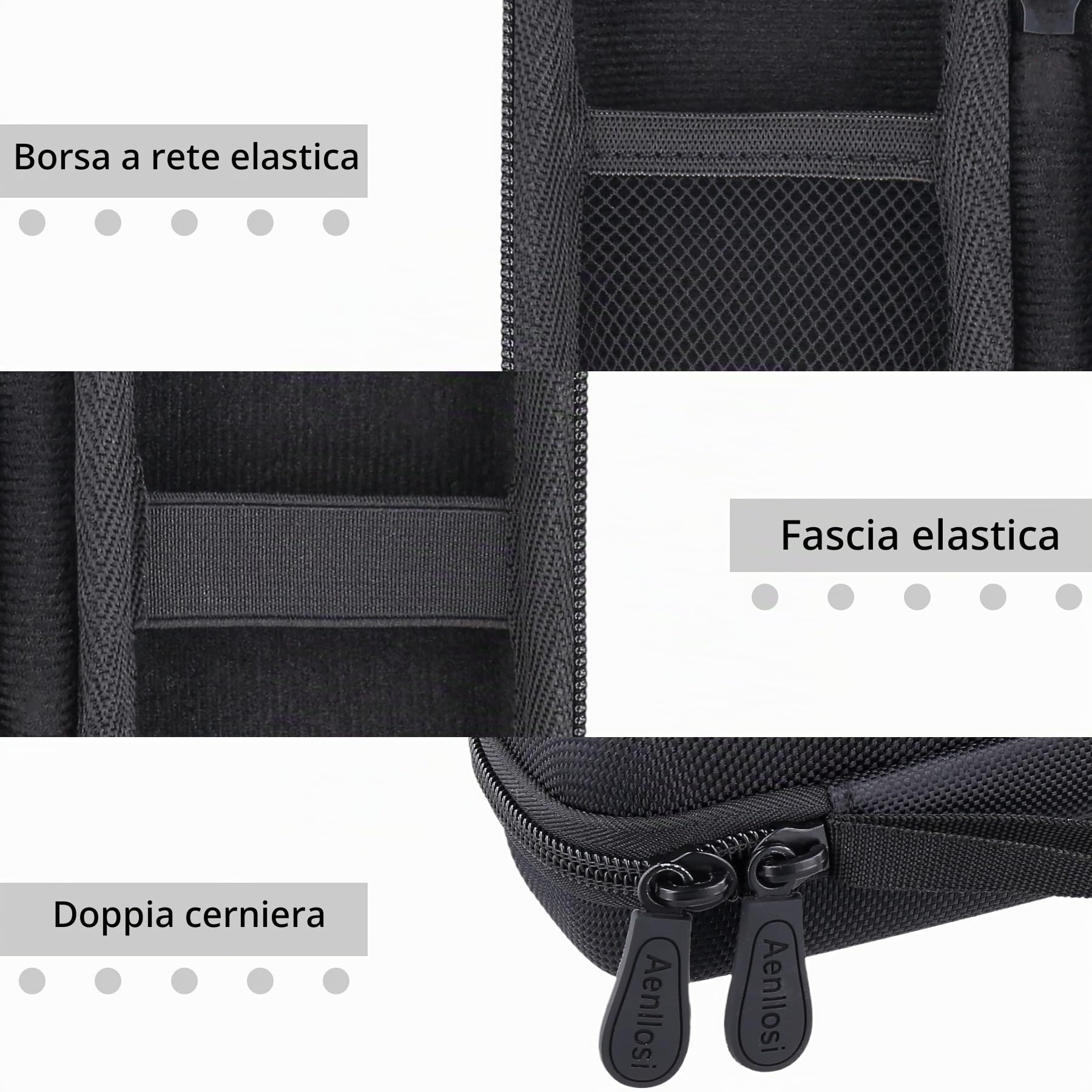 Aenllosi Microphone Case H1essential custodia registratore EVA