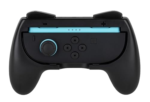 Konix Controllers supporti Joy-Con Switch 2 nero coppia ergonomici