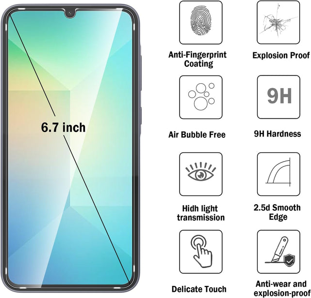 Redpepper Galaxy S25 Vetro privacy 9H con coprilenti