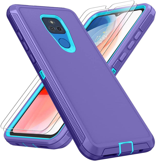 Redpepper Moto G Play 2021 Cover 3in1 + Pellicole
